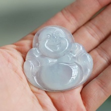 宝裕名品 天然a货翡翠挂件  冰种翡翠 小佛