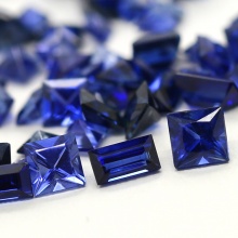 斯里兰卡公主方3mm以上裸石配石天然蓝宝石方形