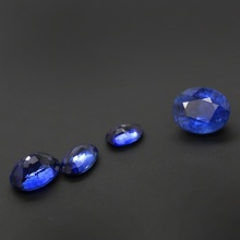 斯里兰卡蓝宝石裸石配石戒面石天然蓝宝石形状椭圆