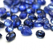 圆形斯里兰卡4*5-4*6多形状多尺寸裸石配石天然蓝宝石戒面石